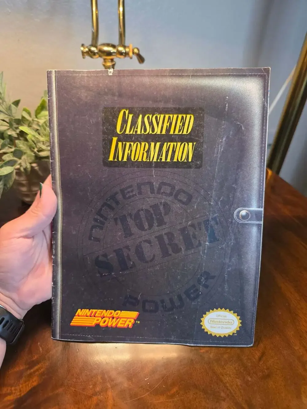 1990 Nintendo Power Top Secret Classified Information NES Strategy Guide Booklet